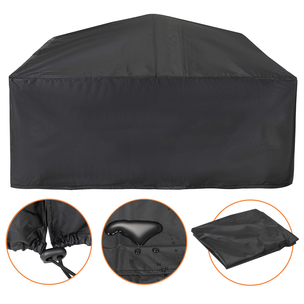 ZENY 32in Outdoor Fire Pits Outside Wood Burning Firepit Square Metal Fireplace Table Fire Bowl with Grill,Screen and Poker for Camping Bonfire Backyard BBQ ZENY