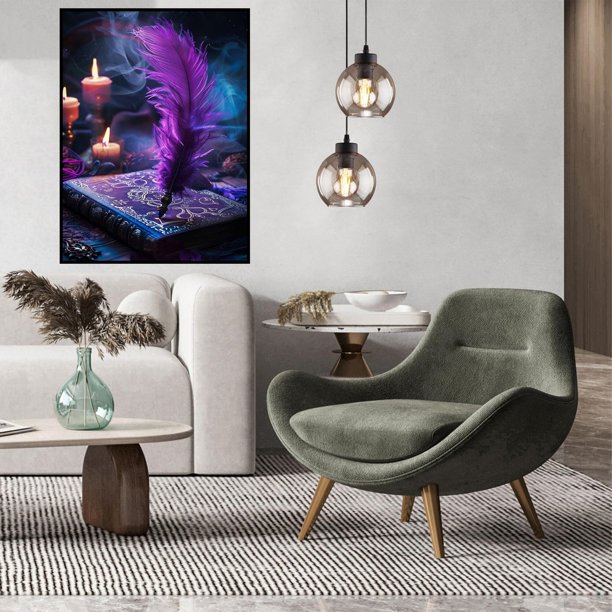 Zythron Diamond Art Kits for Adults,Magic Book Feather Diamond Painting,Book Diamond Art 5D DIY Paint with Round Full Drill Diamonds Art Gem Painting for Adults,Home Decor 12x16 in Zythron