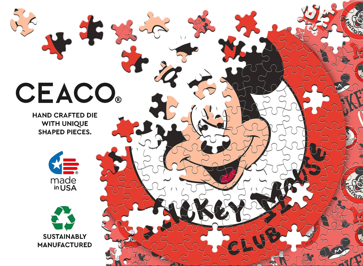 Ceaco - Disney's 100th Anniversary - Classic Moments - The Mickey Mouse Club - 500 Piece Jigsaw Puzzle Ceaco