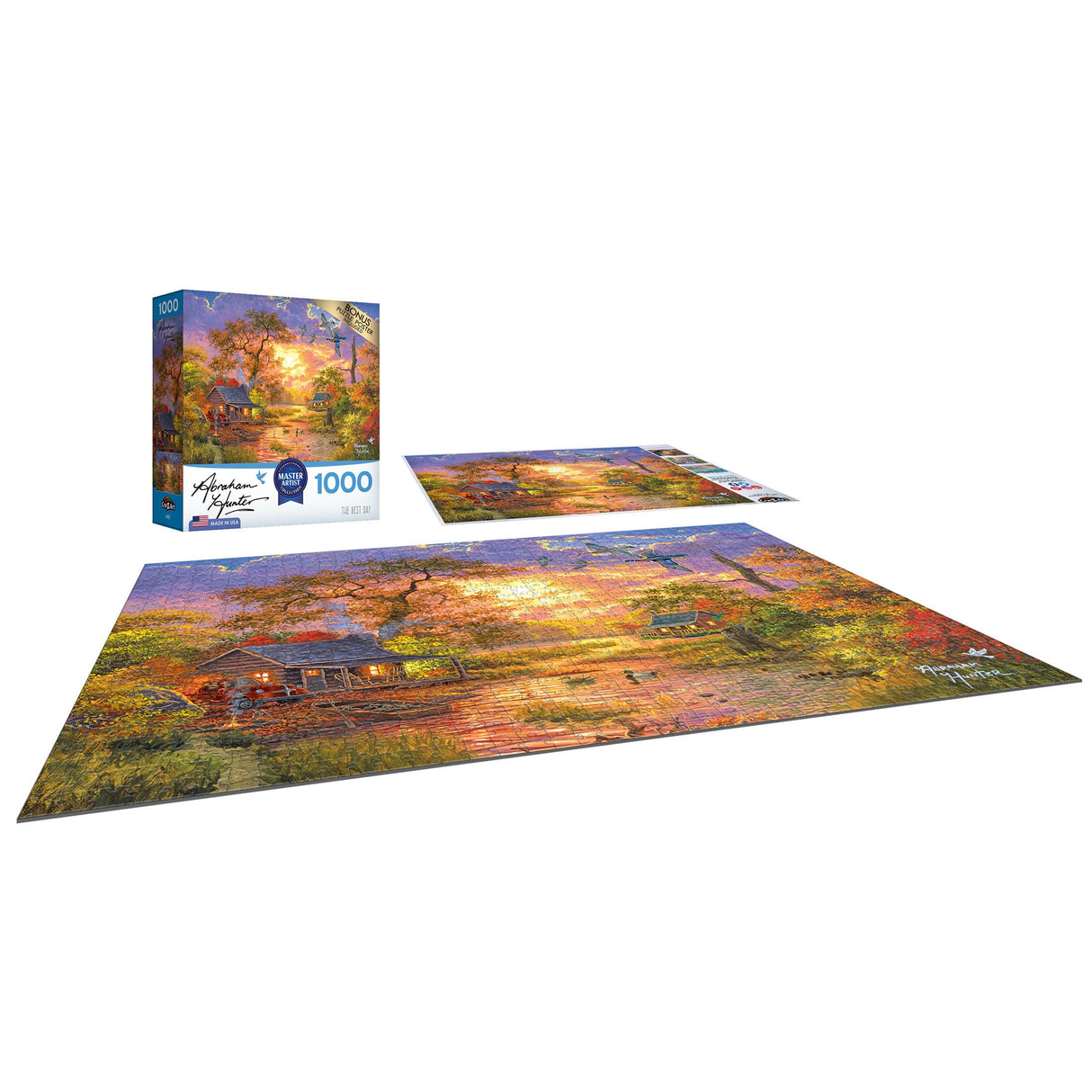 RoseArt - Abraham Hunter - The Best Day - 1000 Piece Jigsaw Puzzle for Adults RoseArt