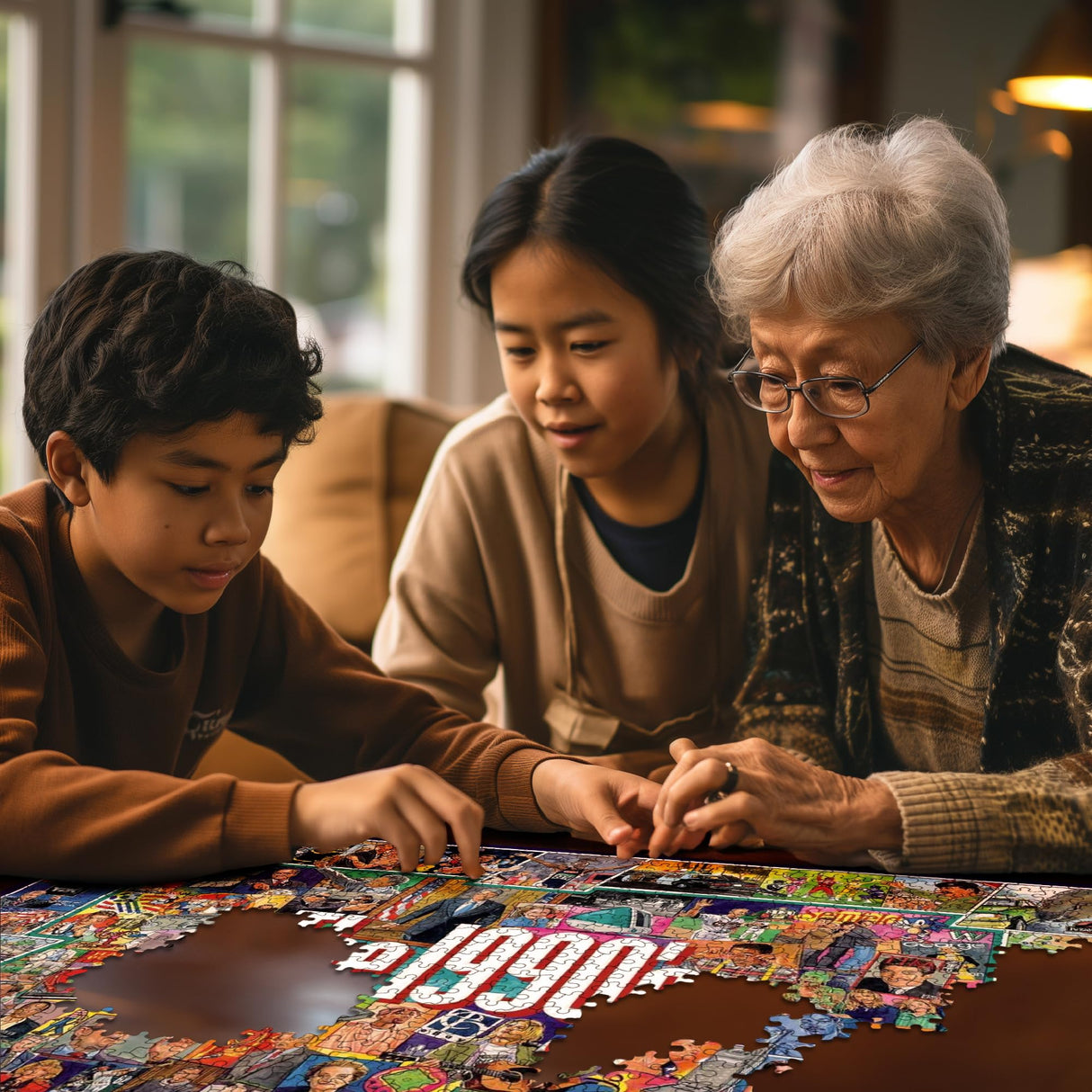 White Mountain Puzzles The 1990s - 1000 Piece Jigsaw Puzzle White Mountain