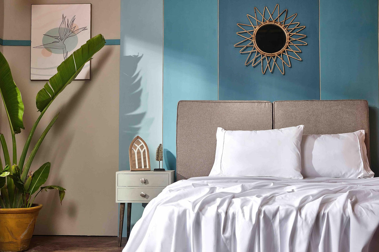 Queen White Pillow Cases Set of 6 - Bulk 12 Pack with Envelope Closure - Soft Microfiber Material for Comfortable Sleep, Sublimation and Air BnB Essentials Glarea