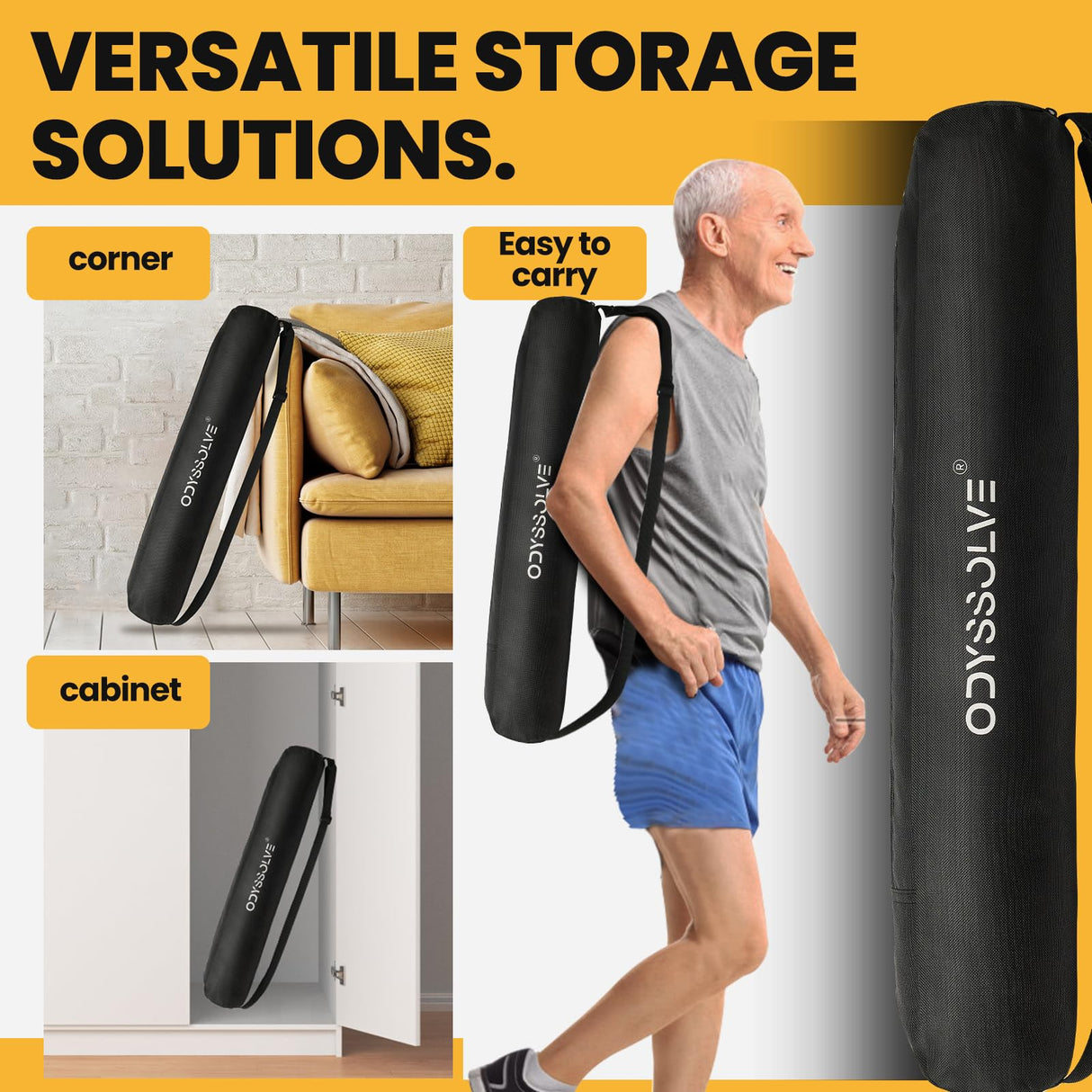 Odyssolve Jigsaw Puzzle Mat Roll Up 1500 Pieces Saver Pad 46" x 26" with 3 Sorting Trays & Travel Storage Bag Portable Non-Slip Rubber Bottom Odyssolve