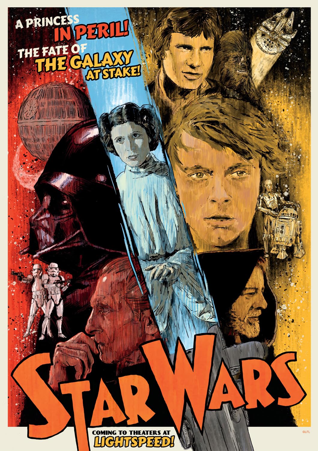 Buffalo Games - Star Wars - The Fate of The Galaxy at Stake! - 500 Piece Jigsaw Puzzle for Adults -Challenging Puzzle Perfect for Game Nights - Finished Size is 21.25 x 15.00 Buffalo Games