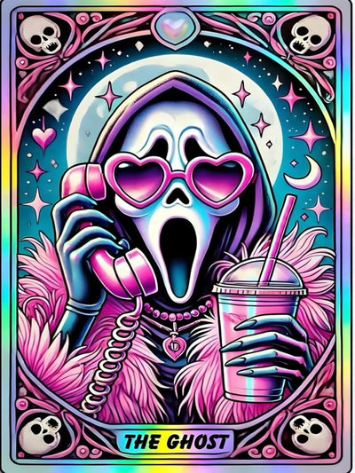 Ekuxom Skull Diamond Art Kits for Adults, Halloween Diamond Painting Kits for Adults Beginners, 5D DIY Full Round Drill Diamonds Dot Gem Art Home Wall Decor Gift 12x16In