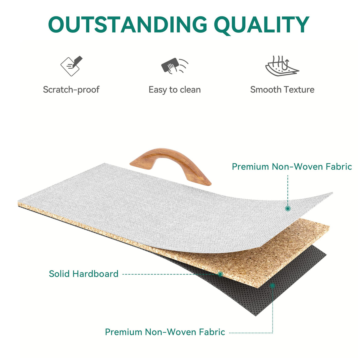 YITAHOME Dresser with 7 Drawers - Fabric Storage Tower, Organizer Unit for Bedroom, Living Room, Hallway, Closets - Sturdy Steel Frame, Wooden Top & Easy Pull Fabric Bins YITAHOME