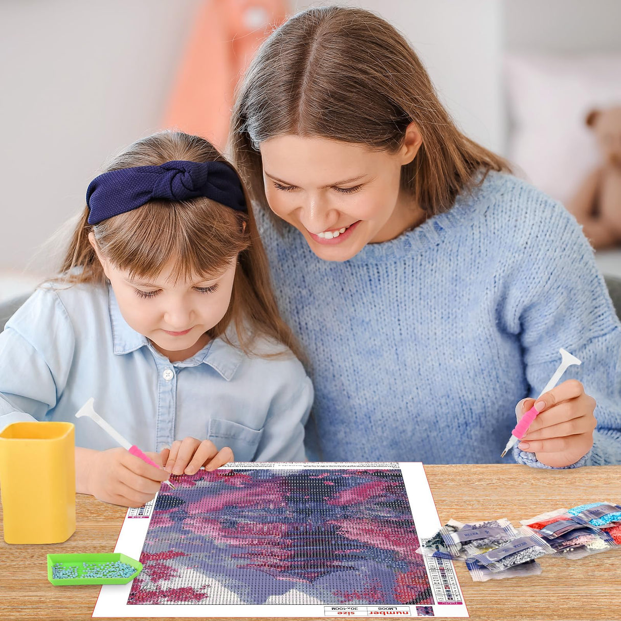 MOGTAA Cherry Blossom Landscape Diamond Art Kits for Adults, 5D Full Drill Diamond Painting Kits for Adults Beginner, DIY Round Diamond Dots for Adults, Gem Art for Home Wall Decor 12 X 16Inch MOGTAA