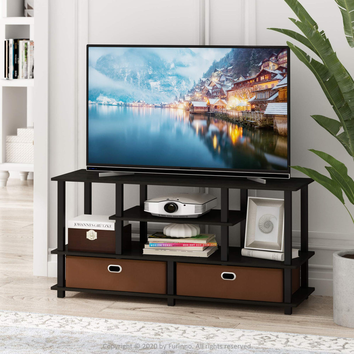 Furinno JAYA TV Stand for up to 50-Inch TV, 55 Inch Furinno