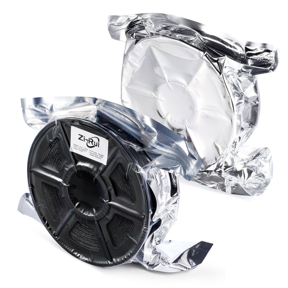 Zi-Rui Marble Color 3D Printer PLA Filament,Sparkly Black,1.75mm,Dimensional Accuracy+/- 0.03 mm, 2.2LBS. Zi-Rui