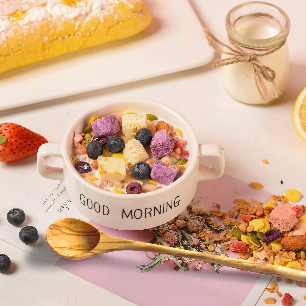 WONDERFUL 100% Natural Olive Wood Long Handle Spoons for Coffee, Tea, Milkshake Kitchen Stirring, Cocktail Stirrer; Mixing Honey Spoon, Chef Tasting Spoons(1 pc) WONDERFUL