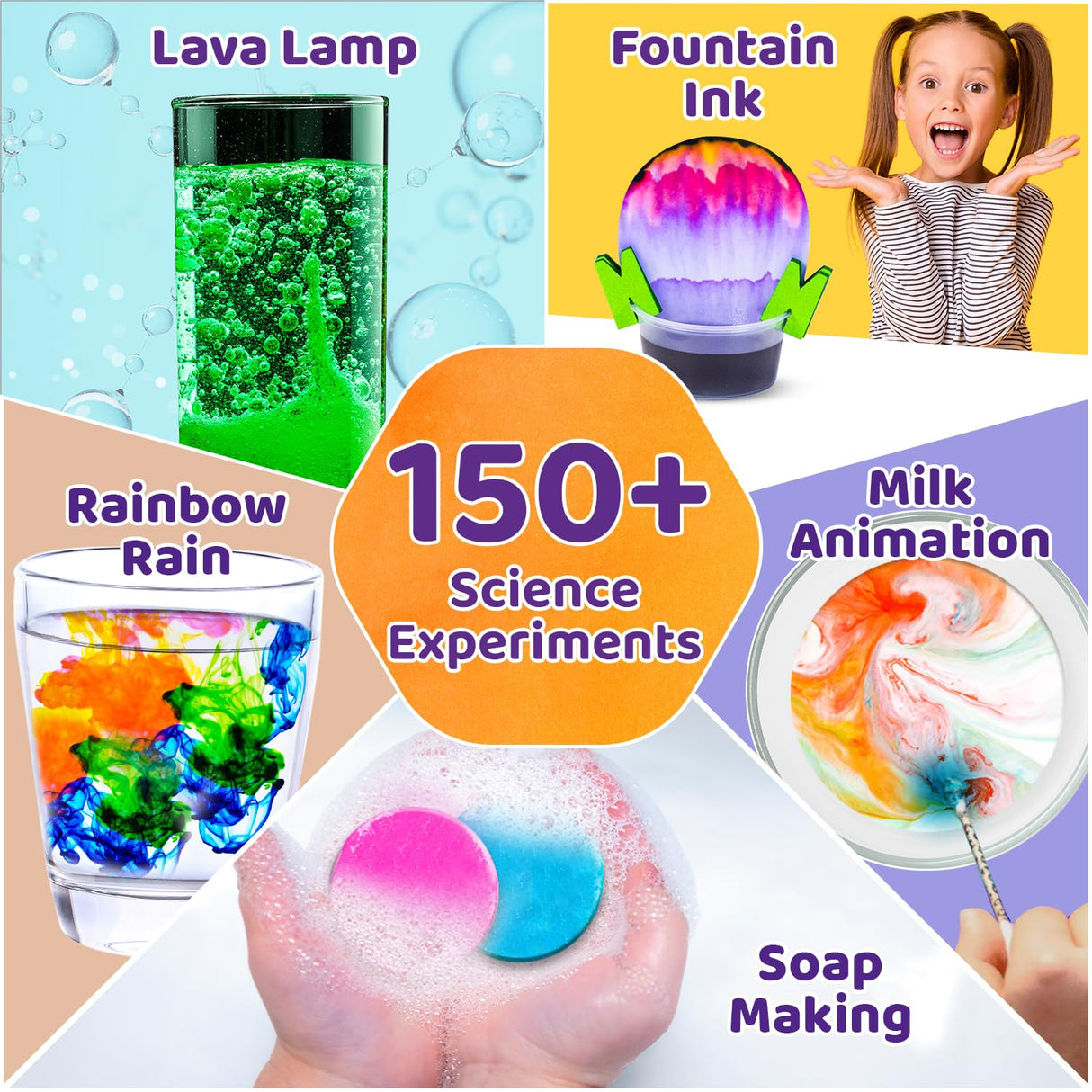 Smartivity Mega Science Kit 108 Mind-Blowing Chemistry Science Experiment Kit for Boys & Girls Age 6,8,10,12,14 Years Old Kids Safe & Non Toxic Chemistry Kit Stem Educational Toys Smartivity