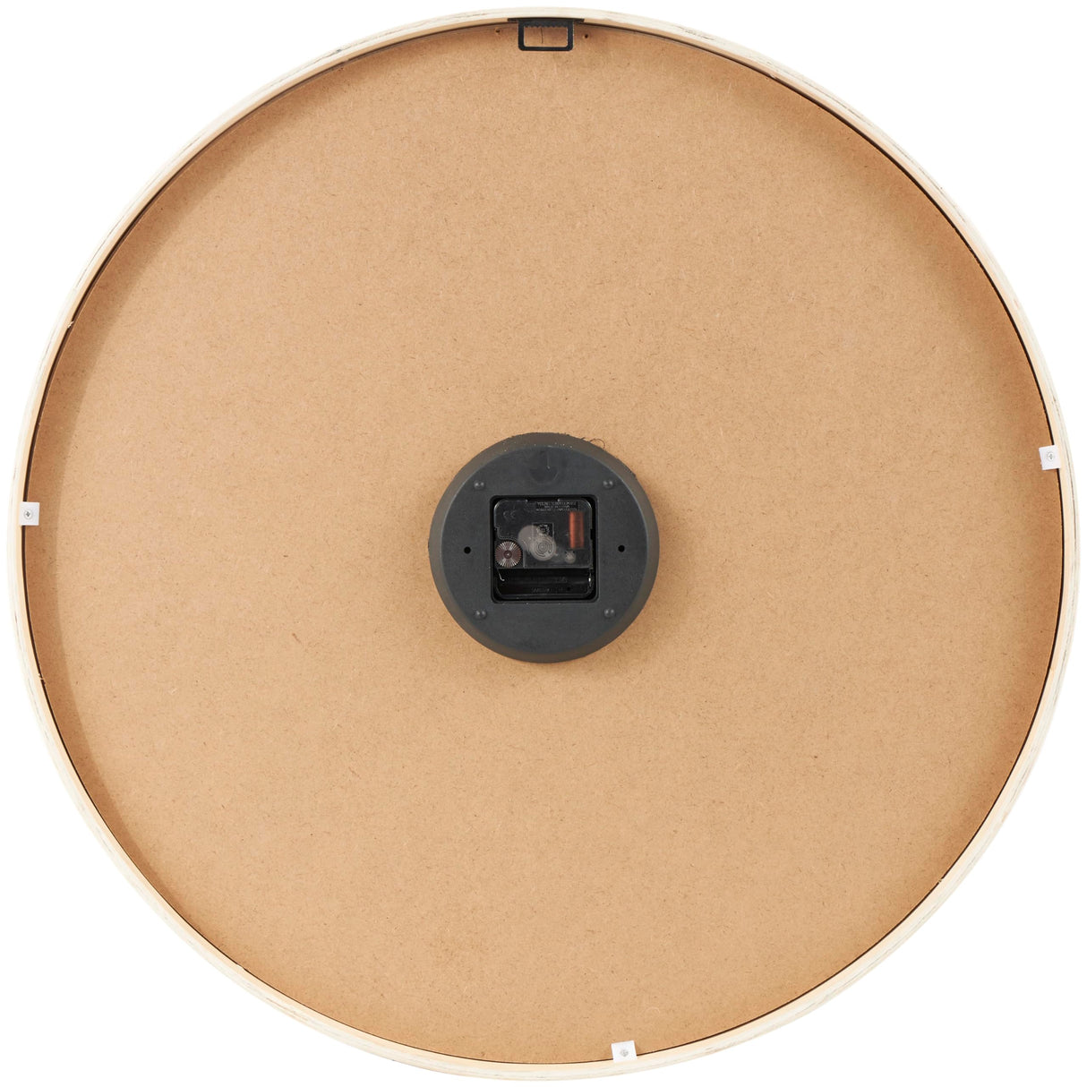 Deco 79 Wooden Tree Decorative Wall Clock Wall Clock for Home with Cream Backing, Wall Clock for Room 24" x 2" x 24", Brown Deco 79