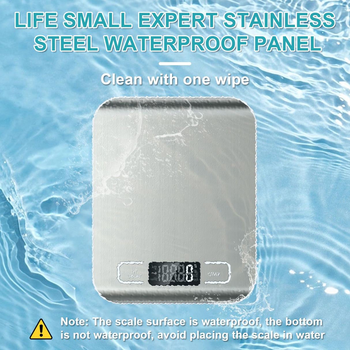 Food Scale, 11lb Kitchen Scale with 6 Units Tare Function & LCD Display, 0.05oz/1g Stainless Steel Digital Food Scale Grams and Ounces for Baking, Cooking, Dieting and Meal Prep (Batteries Included) SOYOK