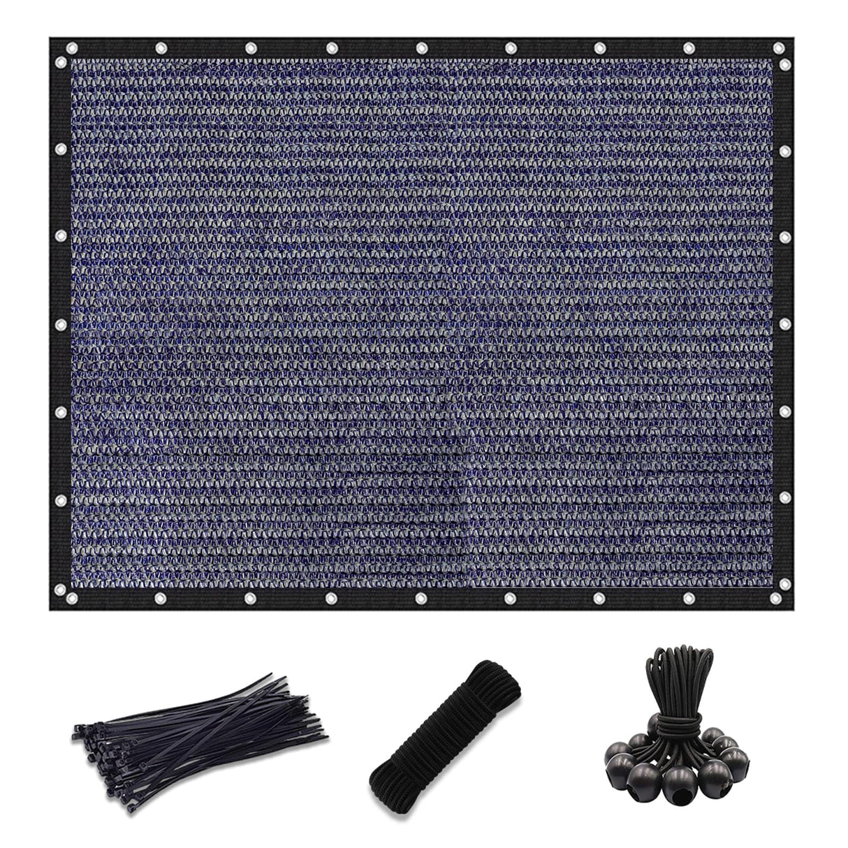 KANAGAWA 90% Sun Shade Cloth 12'X 20' Outdoor Pergola Shade Cover Canopy with Grommets UV Block Privacy Screen for Patio, Backyards, Outdoor, Carport, Garden, Pewter Gray KANAGAWA