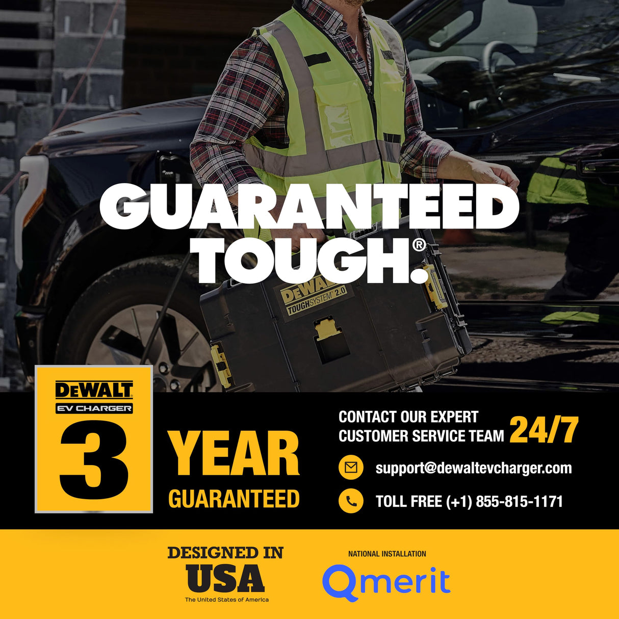 NEMA 15-15 Adapter, 12A/120V, Compatible with DEWALT 32 Amp Portable EV Charger, High Power Connector, Easy to Connect, No Tools Required DEWALT