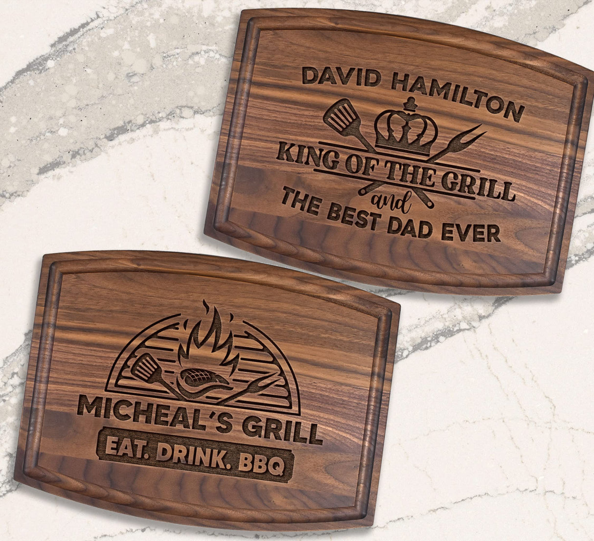 Personalized Dad Cutting Board Gift For Dad Custom Cutting Board Father's Day Wood Engraved TEEAMORE