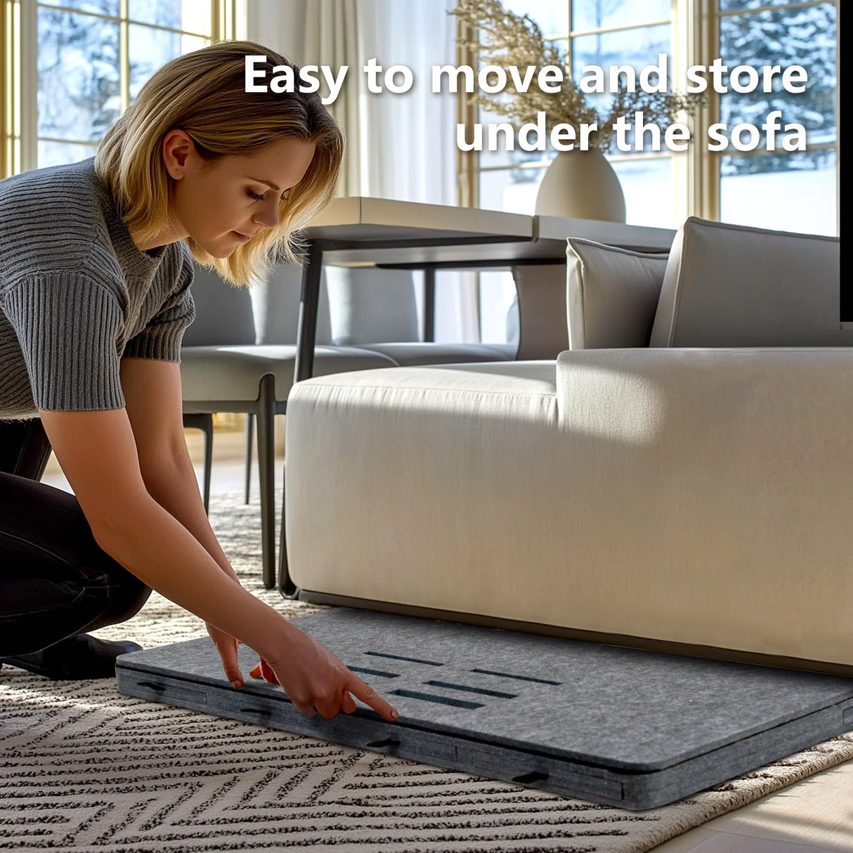 Becko US Tilting Puzzle Board with 2-in-1 Designed Stand & Cover, Lightweight Felt Storage Case with 8 Drawers for Adults, Portable Jigsaw Puzzle Table for Games Up to 1500 Pieces