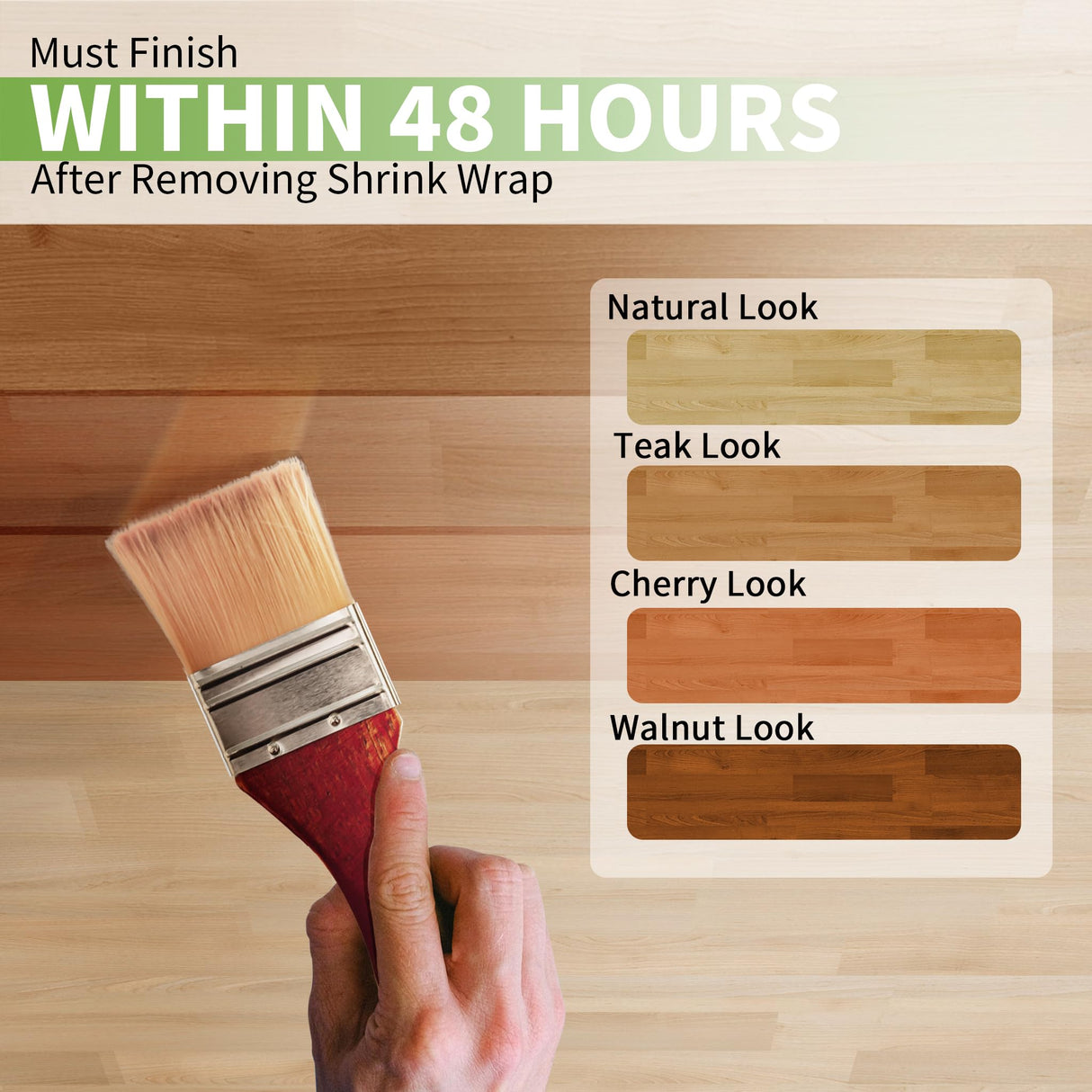 Butcher Block Countertop Solid Wood Table Top Birch Countertop Cutting Board for DIY Wood Desk Top Washer Dryer Counter Top Butcher Block Work Bench Top for Office Desk,Unfinished Tops 24 x 25x 1.5 in RKVPCNE