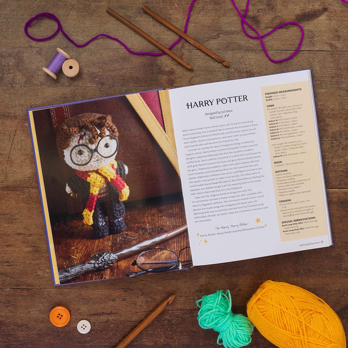 Harry Potter: The Official Book of Crochet Amigurumi WoodArtSupply