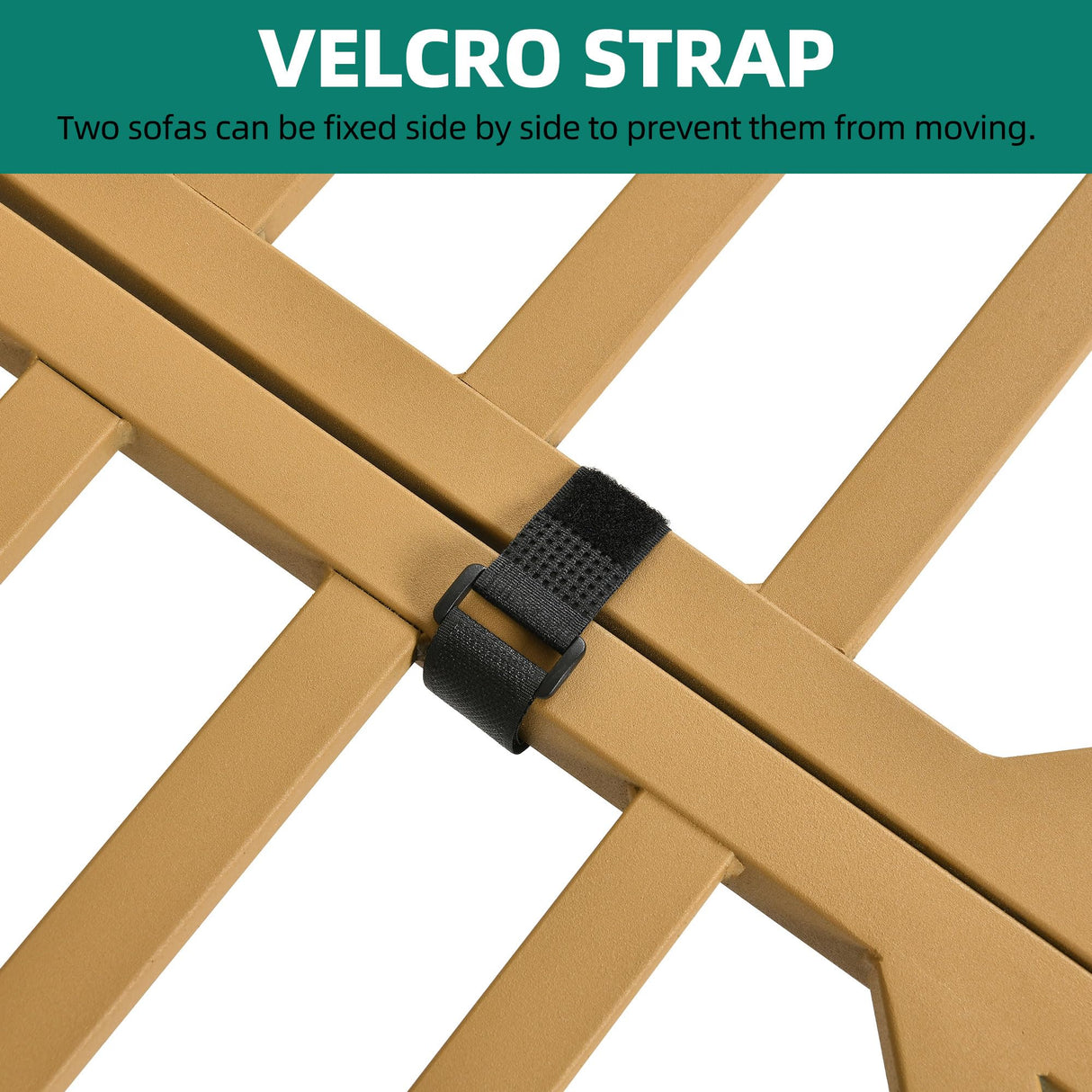 YITAHOME 4 Pieces Patio Furniture Set, Outdoor Rattan Woven Conversation Sectional L-Shaped Sofa with 5 Seater for Backyard, Porch, Boho Detachable Lounger with Cushions and Side Table - Beige YITAHOME