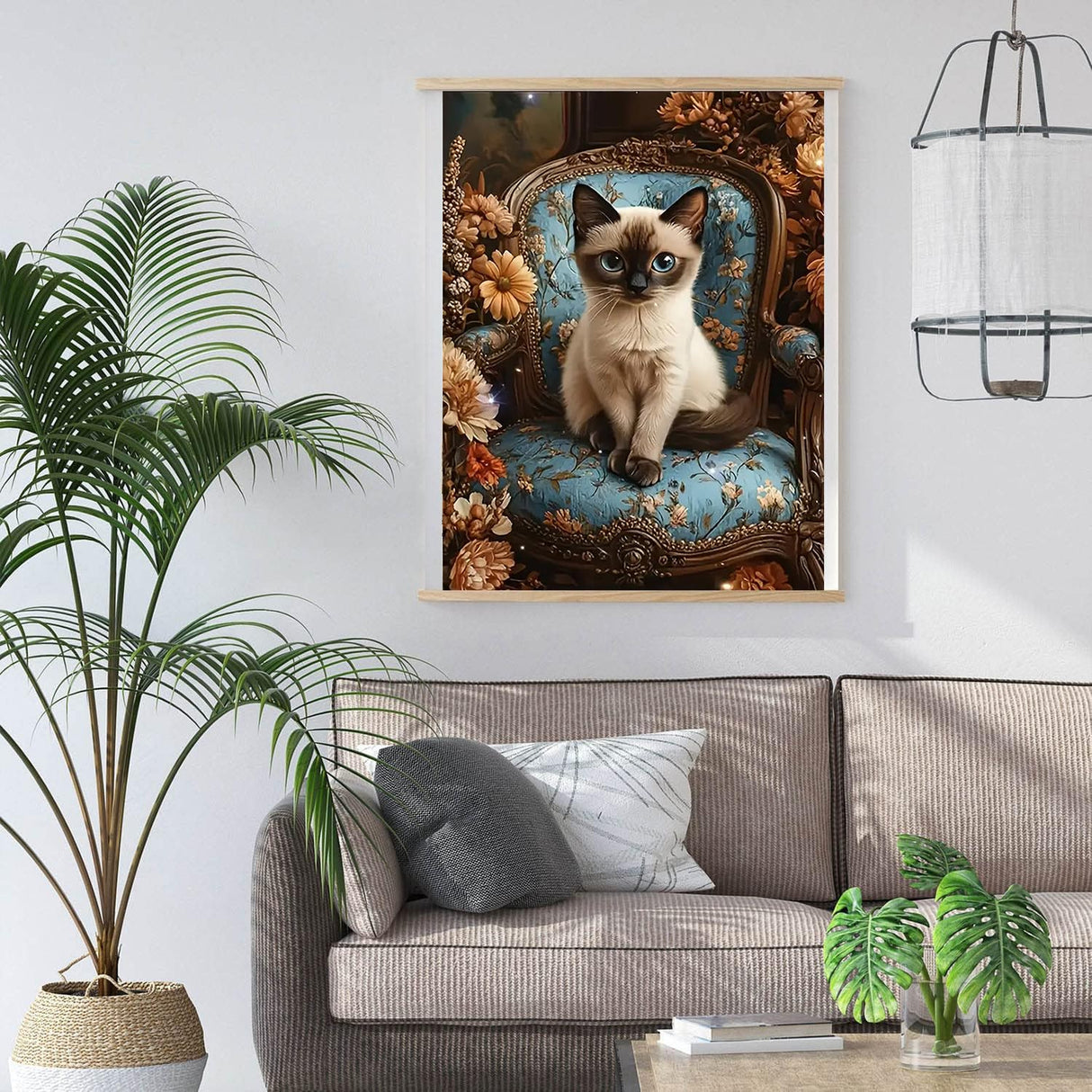 igoodom Diamond Art Kits for Adults, Cat Diamond Art Kits, Full Drill Round Cat Diamond Painting Kits, DIY Gem Art and Crafts for Home Wall Decor Gift 12x16inch igoodom