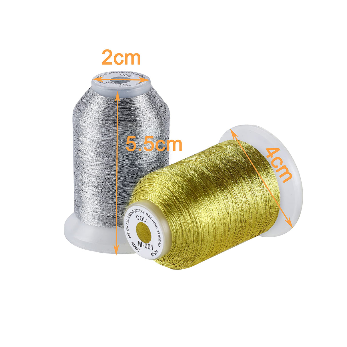 New brothread 50 Spools Embroidery Machine Thread Kit Including 40 Brother Colors+8 Variegated Colors+2 Metallic Colors for Brother Janome Singer Pfaff Husqvarna Embroidery Sewing Machines New brothread
