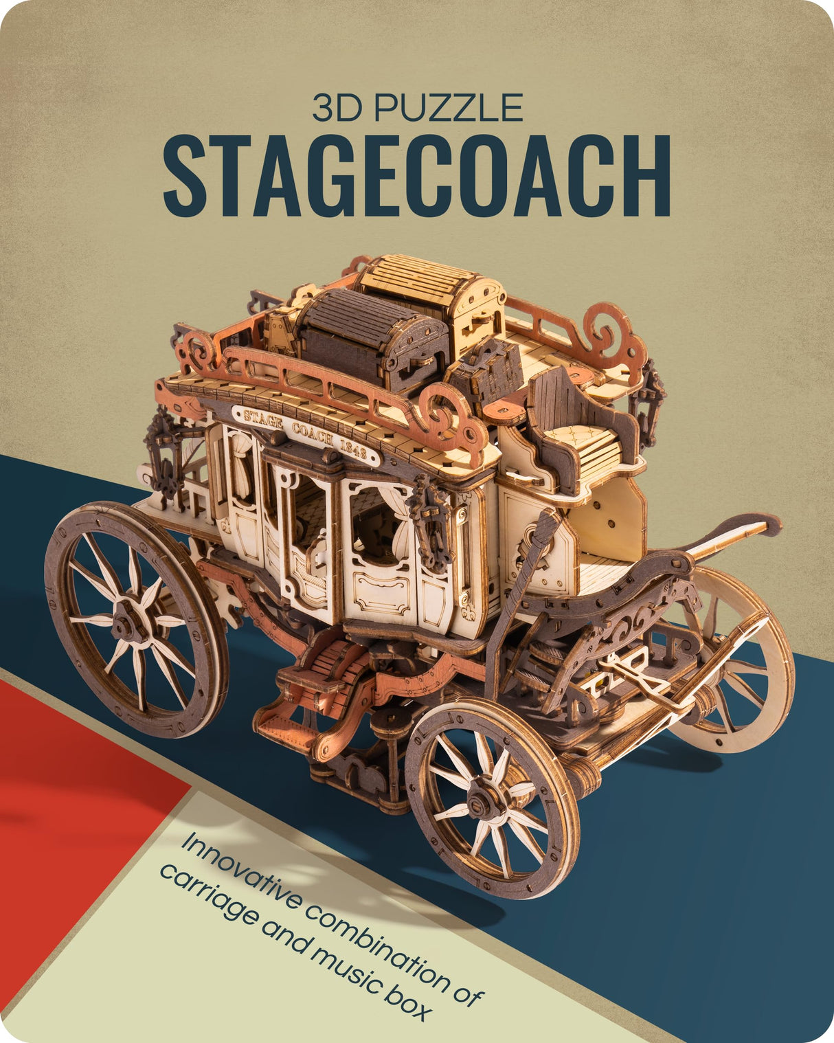 Wowood 3D Wooden Puzzles for Adults, 3D Puzzle Models for Adults to Build Wowood