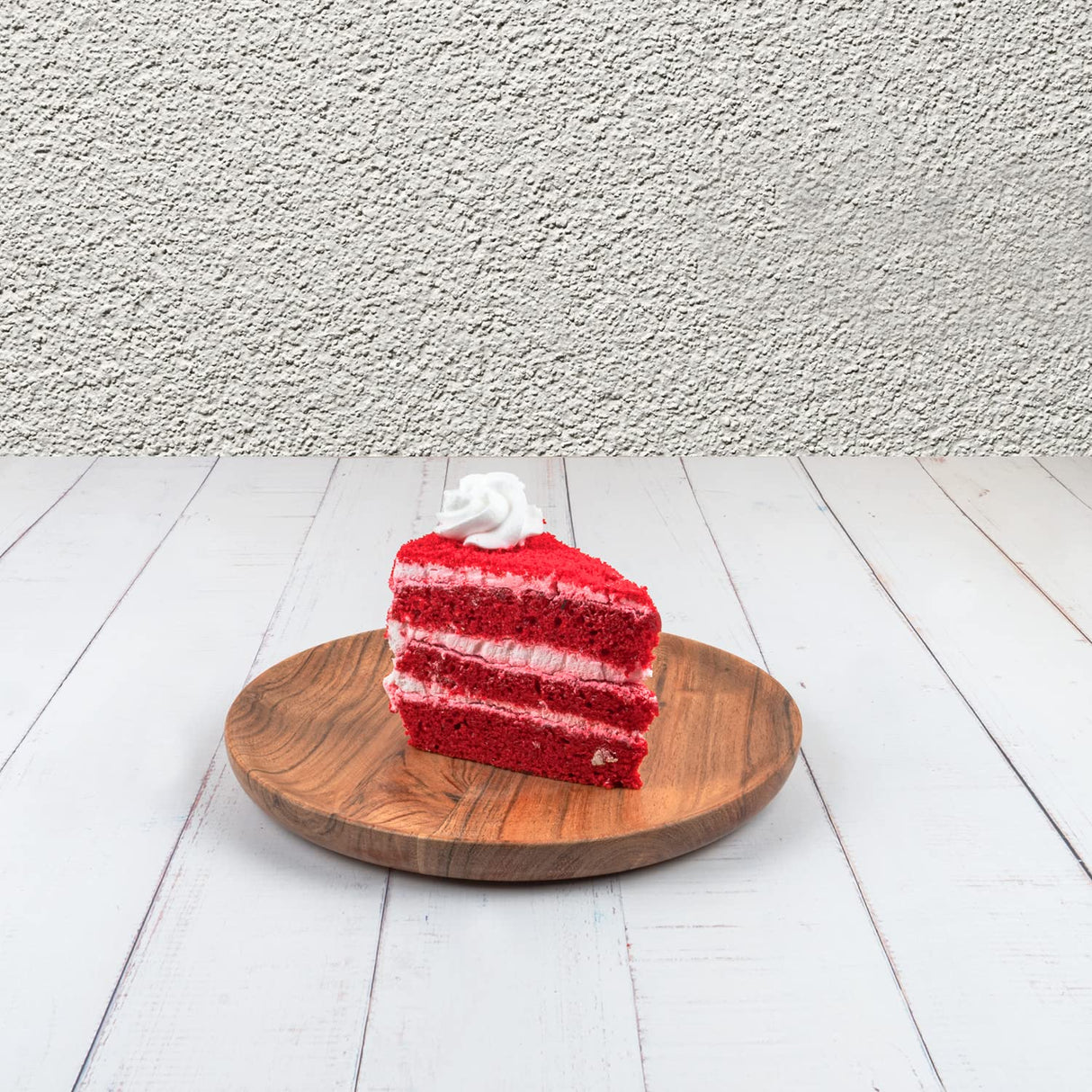 Samhita Acacia Wood Round Wood Plates Set of 4, Easy Cleaning & Lightweight for Dishes Snack, Dessert.(7" x 7" x 1") Samhita