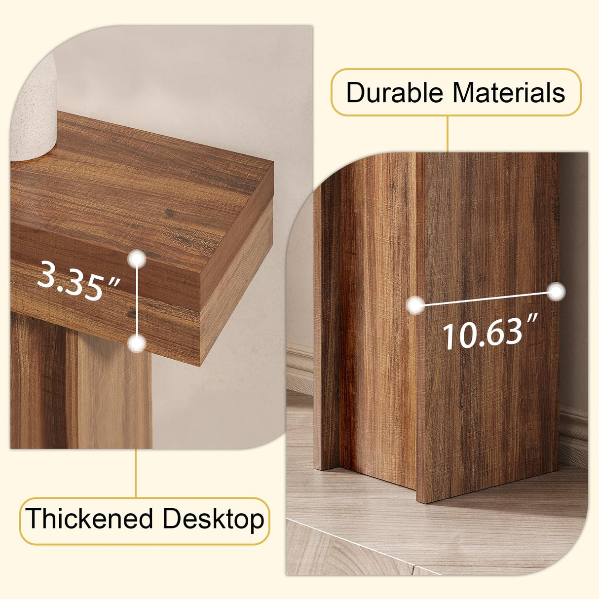 55Inch Farmhouse Console Table,Wooden Rectangular Sofa Table Behind The Couch,Entryway Console Table with Storage for Living Room, Hallway,Entrance (Light Brown) Tarnorci