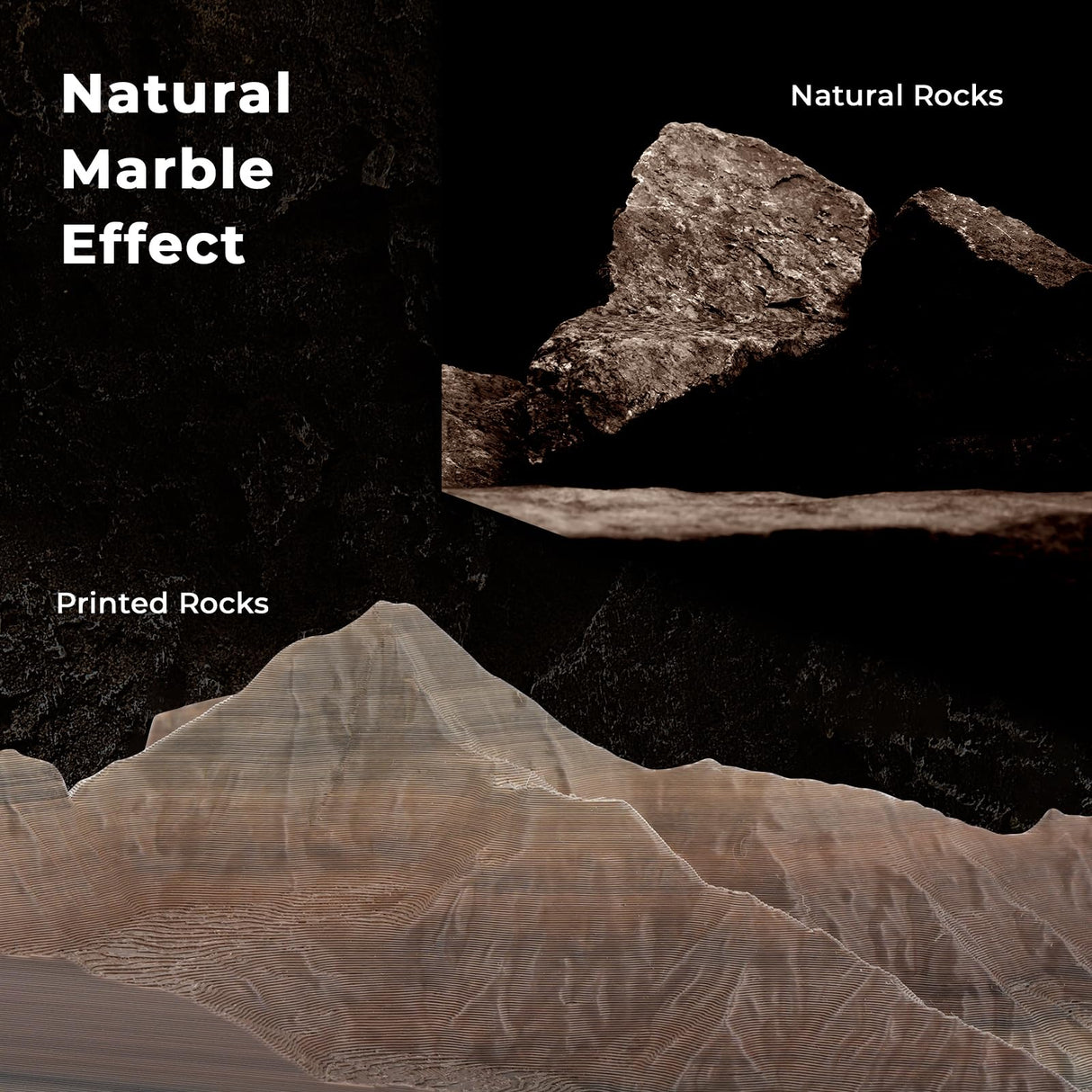 AMOLEN PLA Filament Fossil Gradient Stone PLA 3D Printer Filament 1.75MM Dimensional Accuracy +/- 0.02mm1kg(2.2lbs) Matte Finish Printing Spool AMOLEN