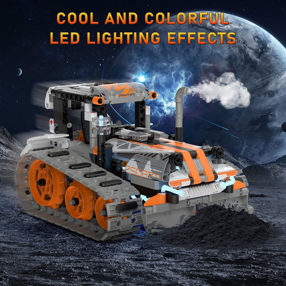 5in1 STEM Building Toys for Kids 6-14, Remote & APP Controlled Mech Robots/Heavy Tanks/Tracked Racer STEM Building Kit for Kid Science Learning, 552 Pcs DIY Building Blocks Set Gifts for Boys & Girls QHECTTY