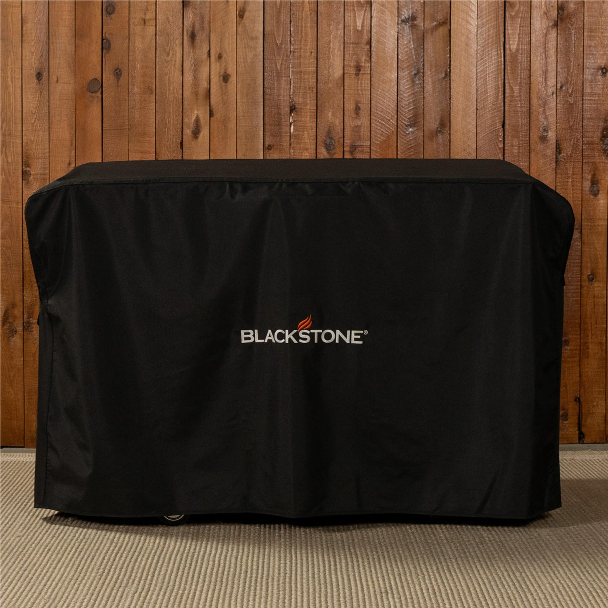 Blackstone 5483 Griddle Cover Fits 28 inches Griddle Cooking Station with Hood Water Resistant, Weather Resistant, Heavy Duty 600D Polyester Flat Top Gas Grill Cover with Cinch Straps 28" Black BLACKSTONE