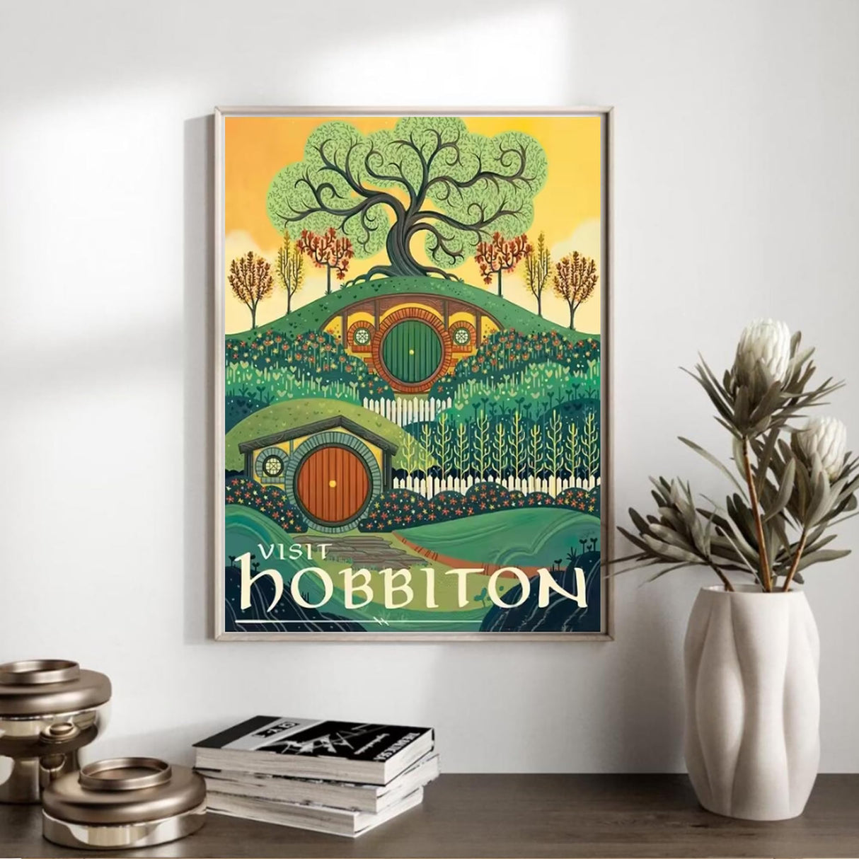 6 Packs Abstract Landscapae Paint by Numbers Kit for Adults,Ring Art DIY Acrylic Oil Painting Paint by Numbers Kits on Canvas,Adult Paint by Number Kits Drawing Paintwork for Home Decor 9.8x13.8inch Yijingtop