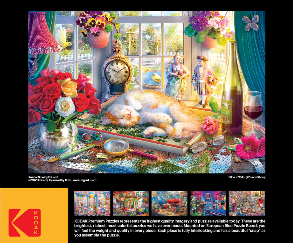 RoseArt - Kodak Collector - Puzzle Time - 2000 Piece Jigsaw Puzzle for Adults KODAK PREMIUM PUZZLES