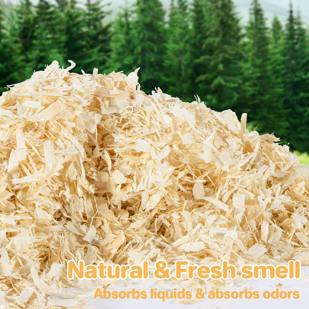 31OZ Sukh Chicken coop Bedding - Aspen shavings Animal Bedding as Chicken Supplies for Chicken House Bedding winterizing Nesting for Small pet Guinea Pig Rabbit Chinchilla Bird Gerbil Odor Control Sukh