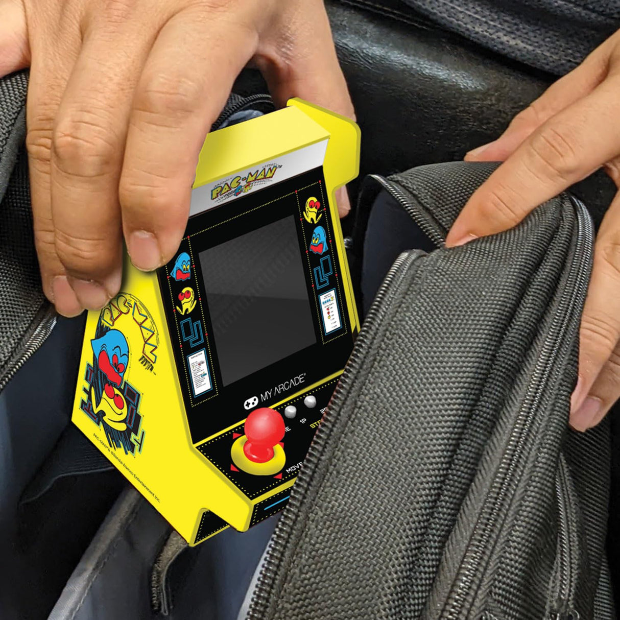 My Arcade Pac-Man Nano Player Pro: Mini Arcade Machine, 4.8" Fully playable Video Game Collectible My Arcade