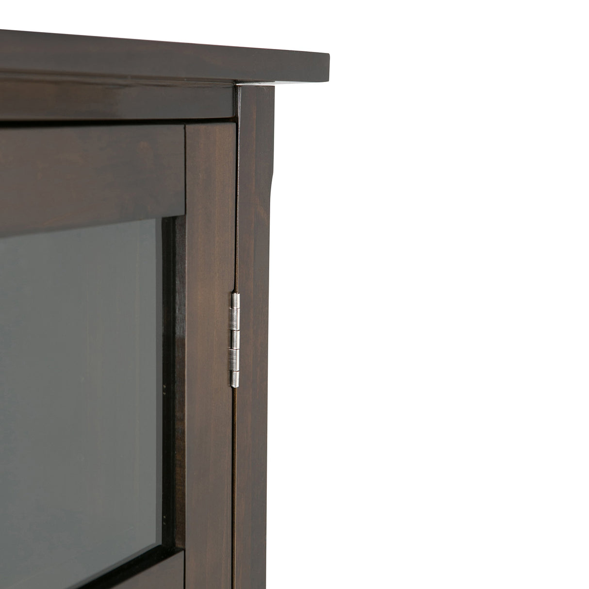 SIMPLIHOME Avalon 12-Bottle SOLID WOOD 22 Inch Wide Contemporary High Storage Wine Rack Cabinet in Dark Tobacco Brown, For the Living Room, Dining Room and Kitchen SIMPLIHOME