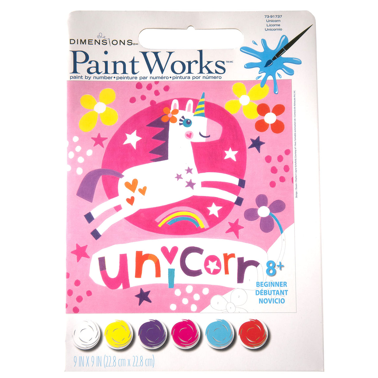 Dimensions Paint-by-Number Kit, Unicorn Dimensions