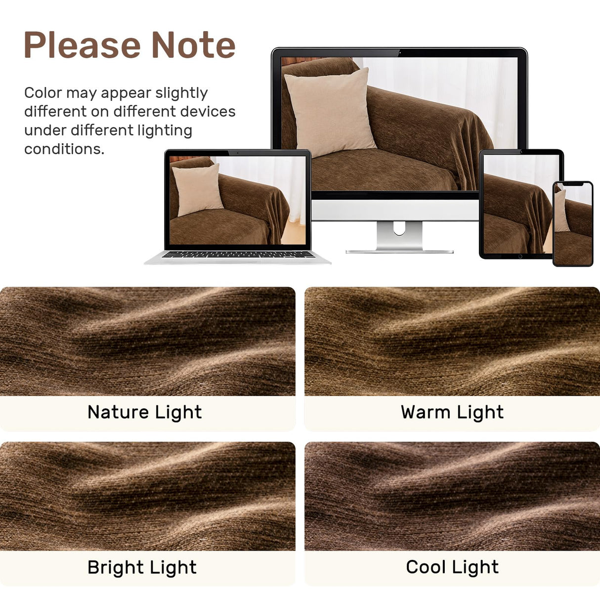 Houmiggle Sectional Couch Covers, 2 Pieces Washable L Shaped Couch Covers Sofa Blanket for Dogs Pet Friendly Sectional Sofa Slipcovers Furniture Protector,71"x 110"+ 71"x 118",(X-Large,Coffee) Houmiggle