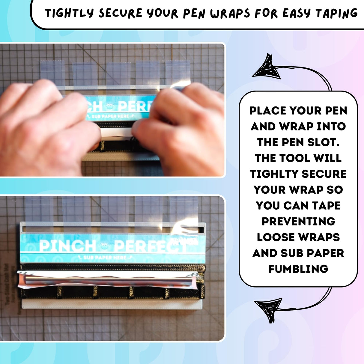 Sublimation Pen Pinch Perfect, Pen Sublimation Tool, Pen Clamp for Sublimation Blank Pens Pinch Perfect