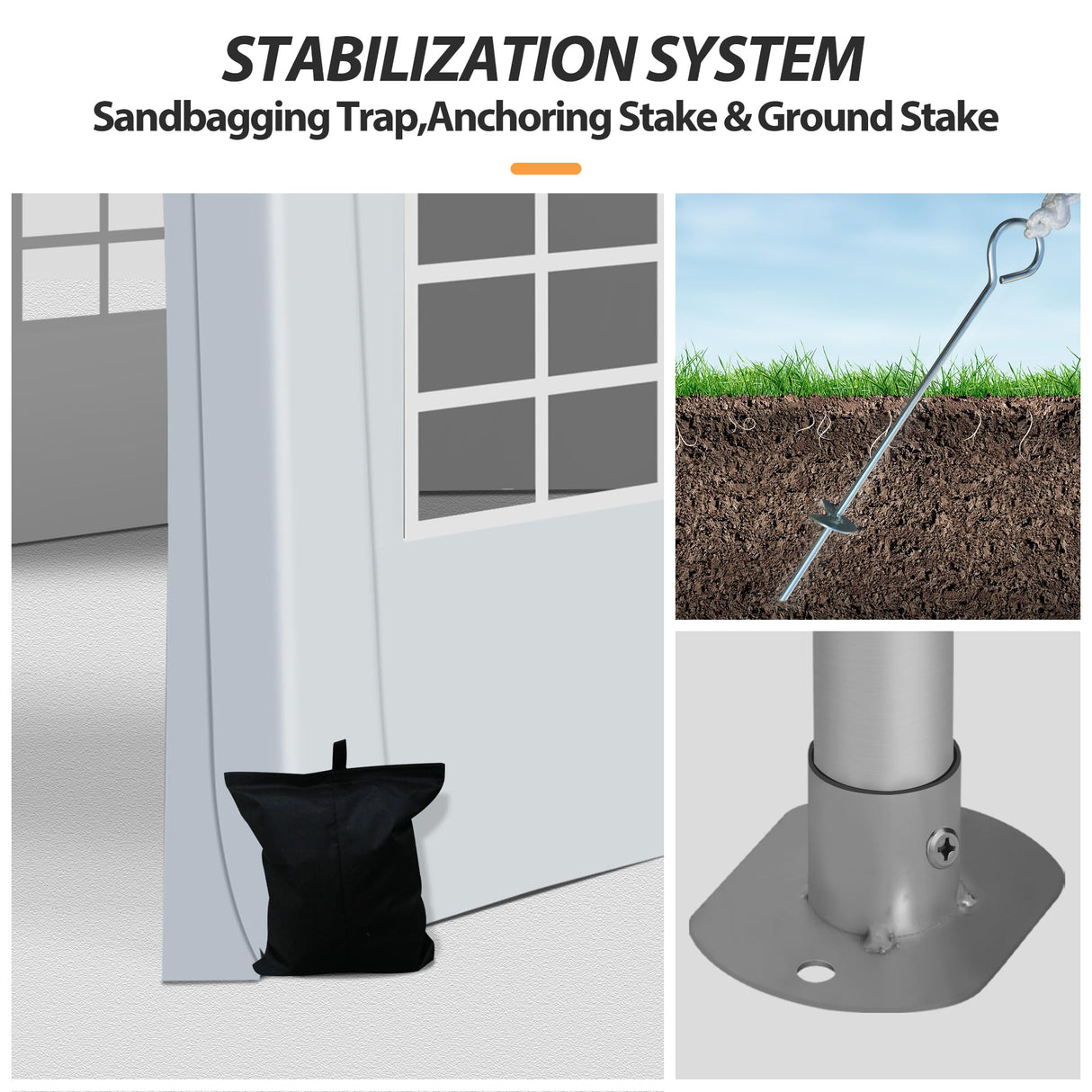 Raysfung 13 x 20Ft Heavy Duty Carport, Portable Garage Shelter Outdoor Wedding Tent with Removable Sidewalls Event Shelters Canopy for Party Raysfung