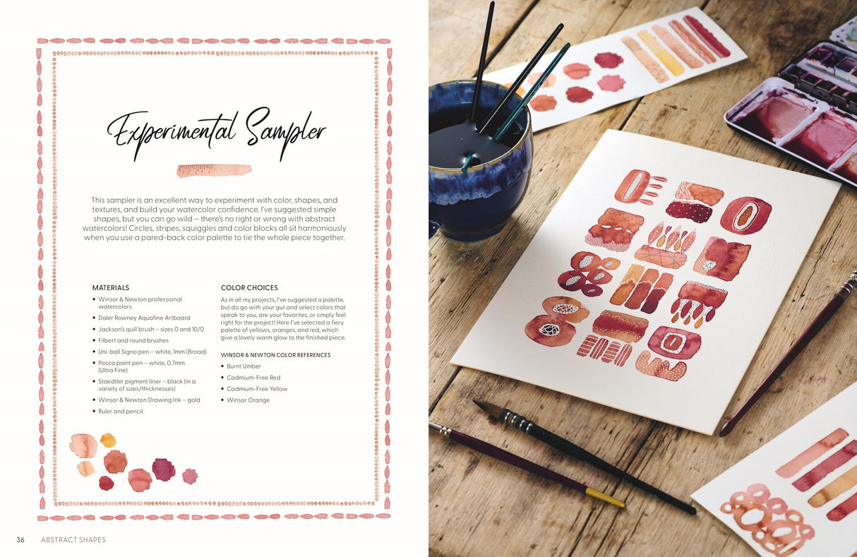 Creative Abstract Watercolor: The beginner's guide to expressive and imaginative painting WoodArtSupply