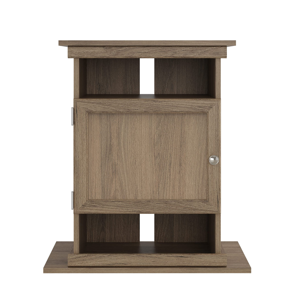 Ollie & Hutch Flipper 10/20 Gallon Aquarium Stand, Rustic Oak Ollie & Hutch