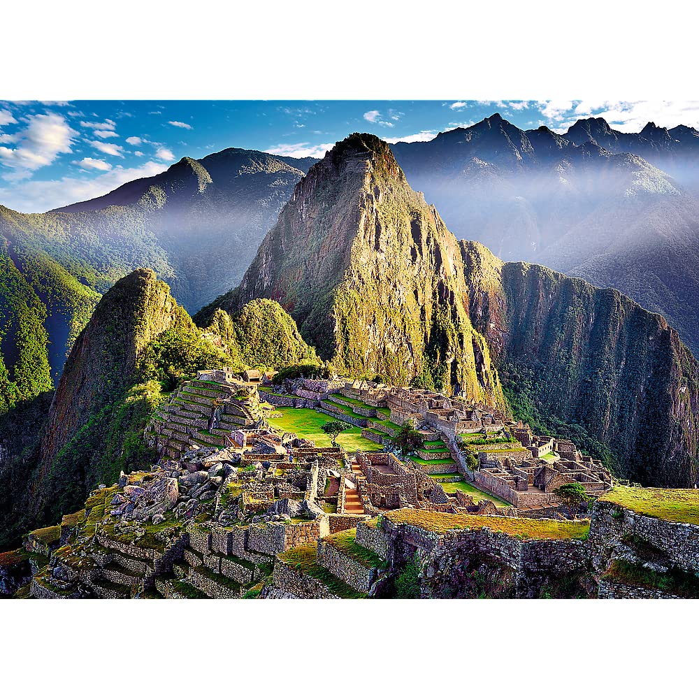 Trefl Historic Sanctuary of Machu Picchu 500 Piece Jigsaw Puzzle Red 19"x13" Print, DIY Puzzle, Creative Fun, Classic Puzzle for Adults and Children from 10 Years Old Trefl