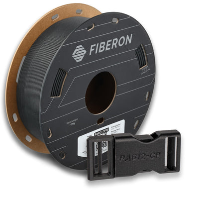 Polymaker Fiberon PA612-CF Carbon Fiber Nylon Filament 1.75mm Black 0.5kg, Fiberon PA612-CF Strong & Low Moisture Sensitive Nylon 1.75mm 3D Printing Filament