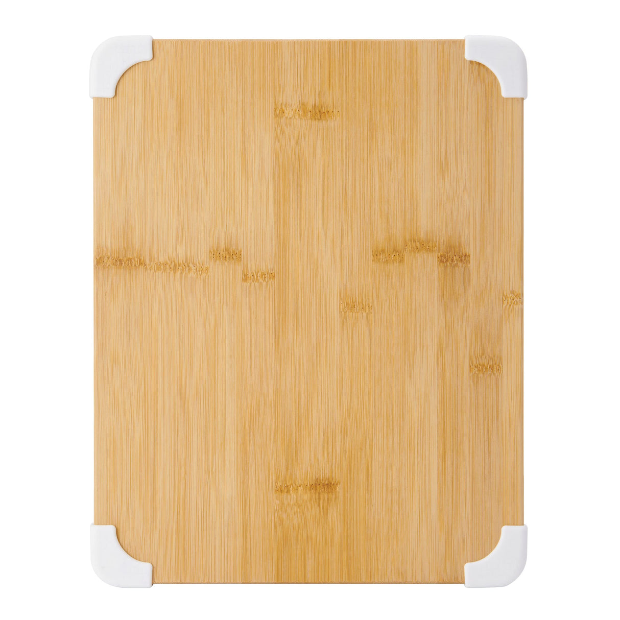 Farberware Nonslip Bamboo Cutting Board with Juice Groove, 11x14 Inch, White Farberware