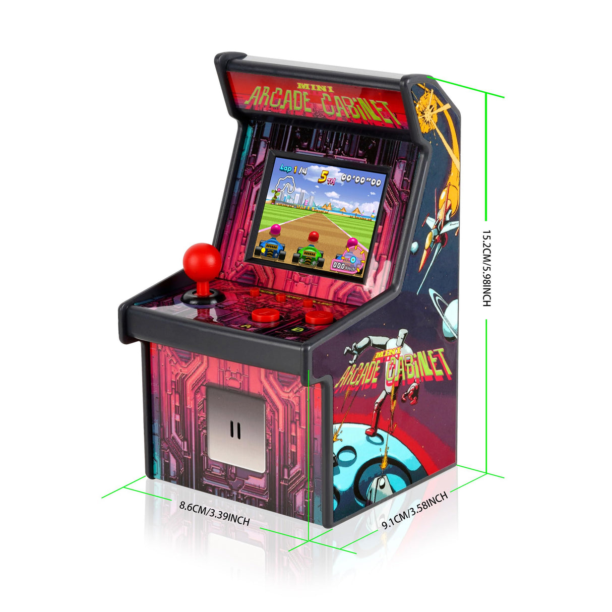 Eduboy 16-bit Mini Arcade Cabinet Retro Gaming Micro Arcade Game Console with 220 Built-in Educational, Puzzle and Sports Games Handheld Games- Classic Portable Arcade is a Top Christmas Generic