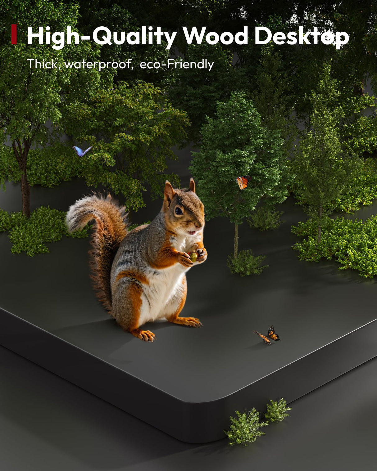 SANODESK Electric Standing Desk 71 x 32 Inches Height Adjustable Stand Up w/6-Button Controller Ergonomic Computer Desk with Splice Board for Home Office, Black Frame + Black Tabletop SANODESK