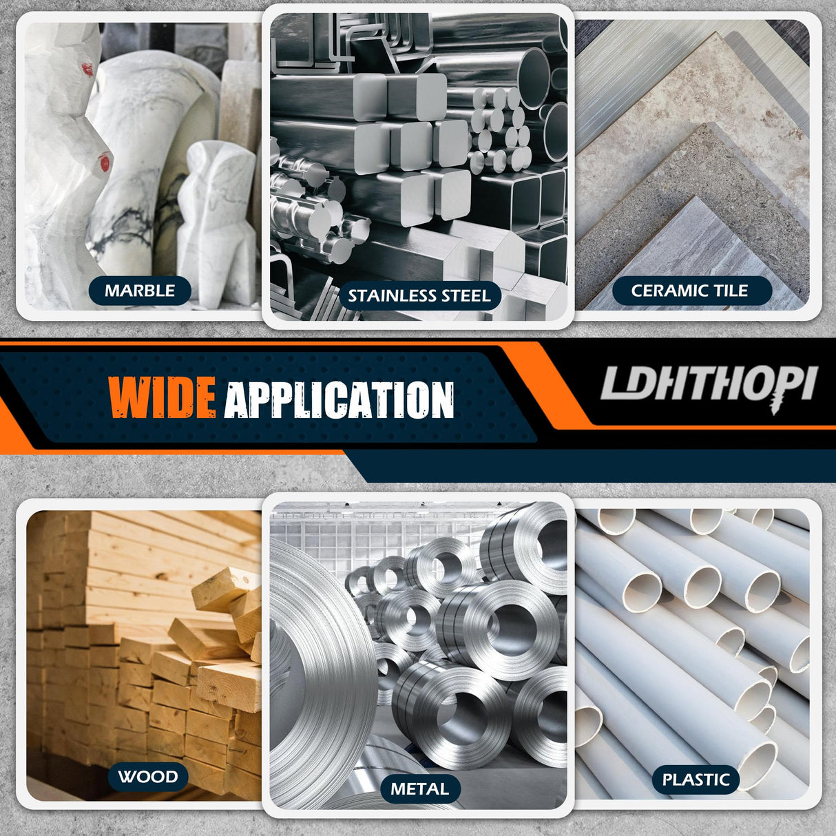 LDHTHOPI 1800W Burnishing Polishing Machine, 110V Handheld Electric Stainless Steel Polisher, 8 Variable Speed, 3100RPM for Metal, Stainless Steel, Wood LDHTHOPI