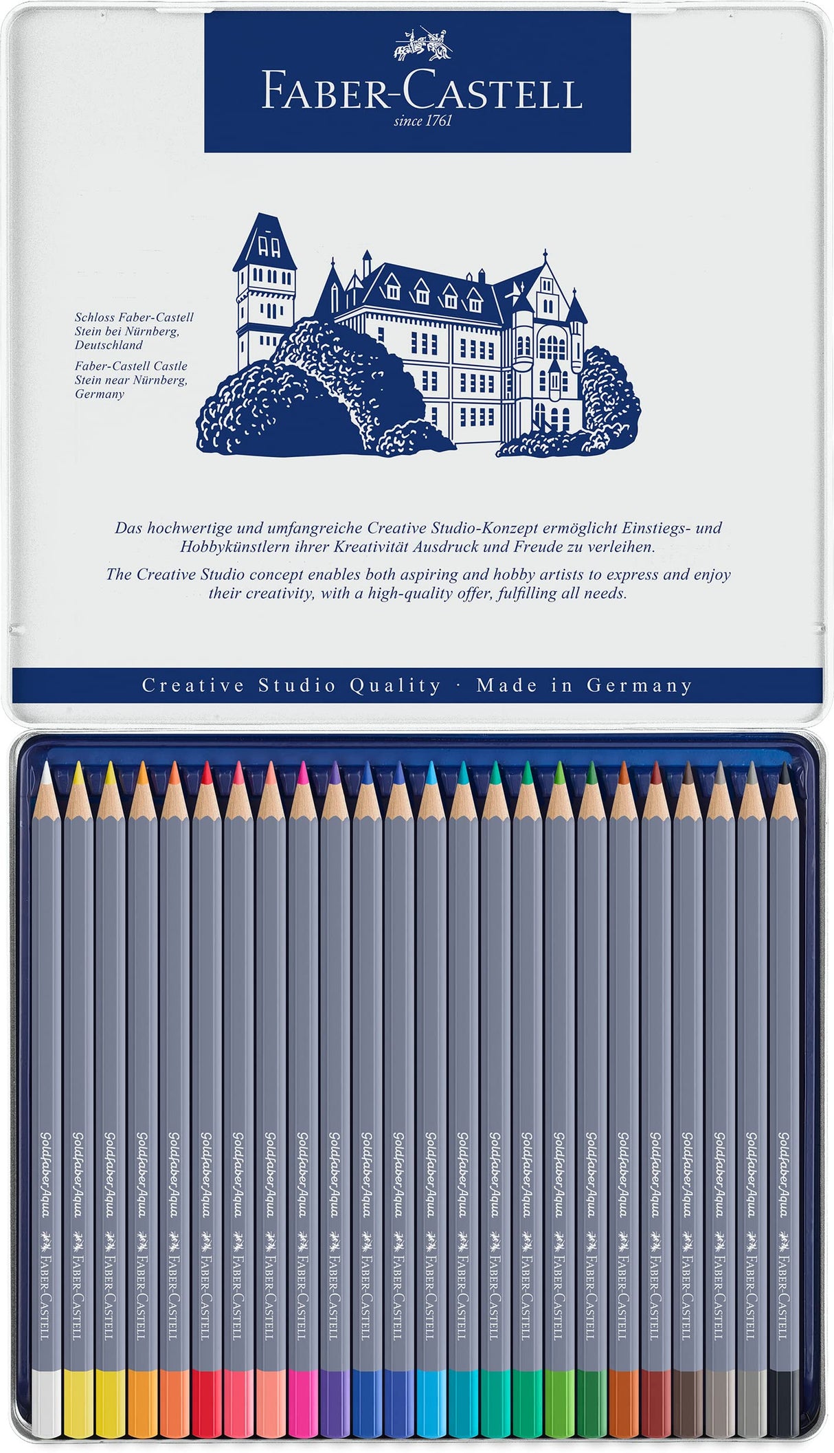 Faber-Castell Creative Studio Goldfaber Watercolor Pencils (24 Count) Faber-Castell